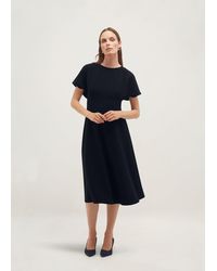 Hobbs - Melina Seam Detail Dress - Lyst