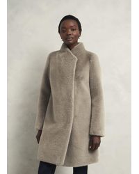 Hobbs - Tarini Faux Fur Coat - Lyst