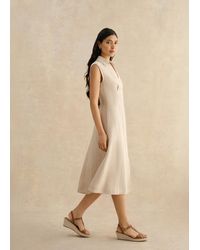Hobbs - Charlize Linen Dress - Lyst
