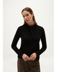 Hobbs - Mabel Wool Cashmere Tie Neck Jumper - Lyst