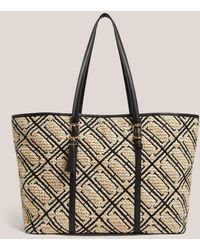 Hobbs - Kyra Raffia Tote Bag - Lyst