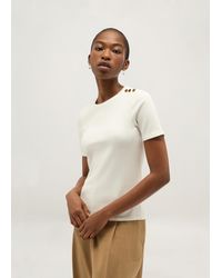 Hobbs - Tamsin Ribbed T-Shirt - Lyst