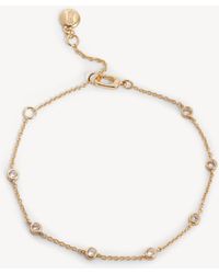 Hobbs - Alya Plated Bracelet - Lyst