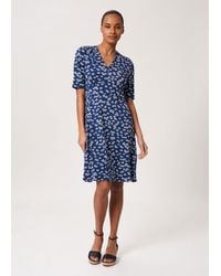 Hobbs - Lina Jersey Floral Dress - Lyst
