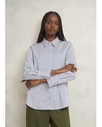 Hobbs - Andra Cotton Blend Shirt - Lyst