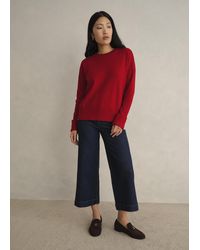 Hobbs - Darla Wool Blend Knitted Jumper - Lyst