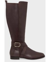 Hobbs - Lisette Leather Knee Boot - Lyst