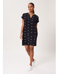 Hobbs - Cindy Spot Tunic Dress - Lyst