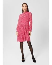 Hobbs - Dominica Spot Dress - Lyst