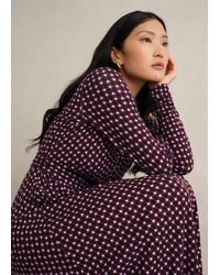 Hobbs - Clarice Jersey Dress - Lyst