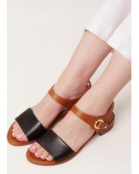 hobbs black sandals