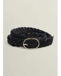 Hobbs - Meera Suede Woven Belt - Lyst