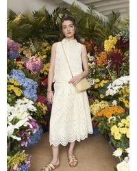 Hobbs - Brookshire Embroidery Skirt - Lyst