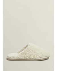 Hobbs - Shearling Mule Slippers - Lyst