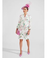 Hobbs - Suzanna Floral Tweed Jacket - Lyst
