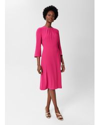 Hobbs - Marianne Fit And Flare Dress - Lyst