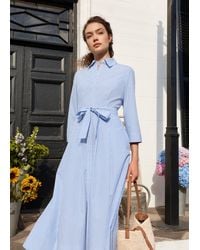 Hobbs - Petite Jane Shirt Stripe Dress - Lyst