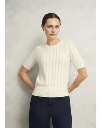 Hobbs - Calla Knitted Top - Lyst