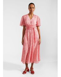 Hobbs - Marie Wrap Dress - Lyst