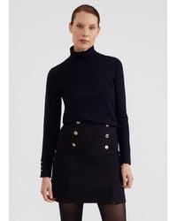 Hobbs - Hana Cotton Blend Skirt - Lyst