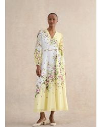 Hobbs - Ariel Floral Silk Dress - Lyst