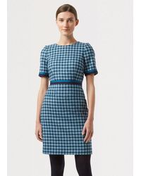 hobbs lime green dress