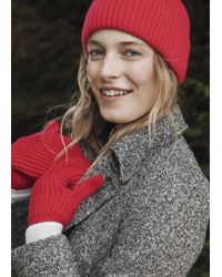 Hobbs - Philipa Knit Mittens With Wool - Lyst