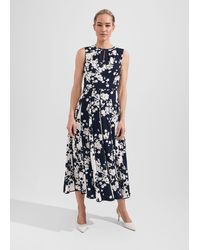 Hobbs - Petite Angelica Fit And Flare Dress - Lyst