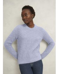 Hobbs - Felicity Alpaca Blend Fluffy Brushed Jumper - Lyst