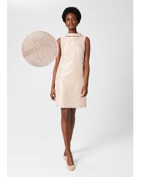Hobbs - Rosalind Jaquard A Line Dress - Lyst