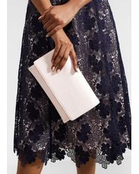Hobbs - Renata Suede Clutch - Lyst