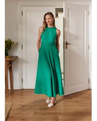 Hobbs - Harewood Linen Blend Maxi Dress - Lyst