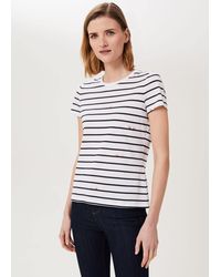 Hobbs - Pixie Cotton Printed T-Shirt - Lyst