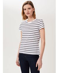 Hobbs - Pixie Cotton Printed T-Shirt - Lyst