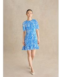 Hobbs - Iona Textured Dress - Lyst