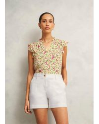 Hobbs - Reena Cotton Shorts - Lyst