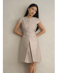 Hobbs - Avery Wool Silk Dress - Lyst