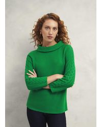 Hobbs - Camilla Cotton Jumper - Lyst