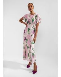 Hobbs - Lalena Sequin Floral Dress - Lyst