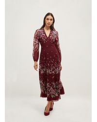 Hobbs - Maeve Floral Silk Dress - Lyst