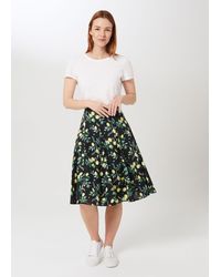 Hobbs - Melina Printed Skirt - Lyst