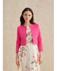 Hobbs - Elize Textured Jacket - Lyst