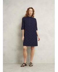 Hobbs - Petite Marcia Broderie Dress - Lyst
