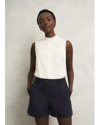 Hobbs - Reena Cotton Shorts - Lyst