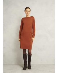 Hobbs - Devora Knitted Dress - Lyst