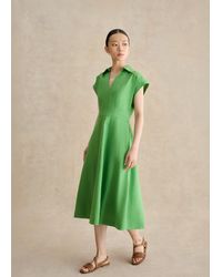Hobbs - Shona Linen Dress - Lyst