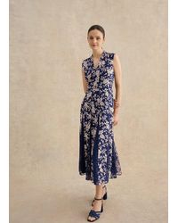 Hobbs - Quin Embroidered Dress - Lyst