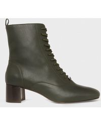 Various Sizes RRP £239. Hobbs Harper Black Leather Ankle Boots