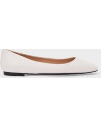 Hobbs - Jemma Leather Ballerinas - Lyst