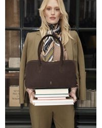 Hobbs - Florence Suede Shoulder Bag - Lyst